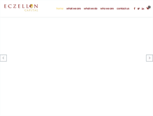 Tablet Screenshot of eczellon.com